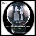 Crystal Ball with laser engraved couples